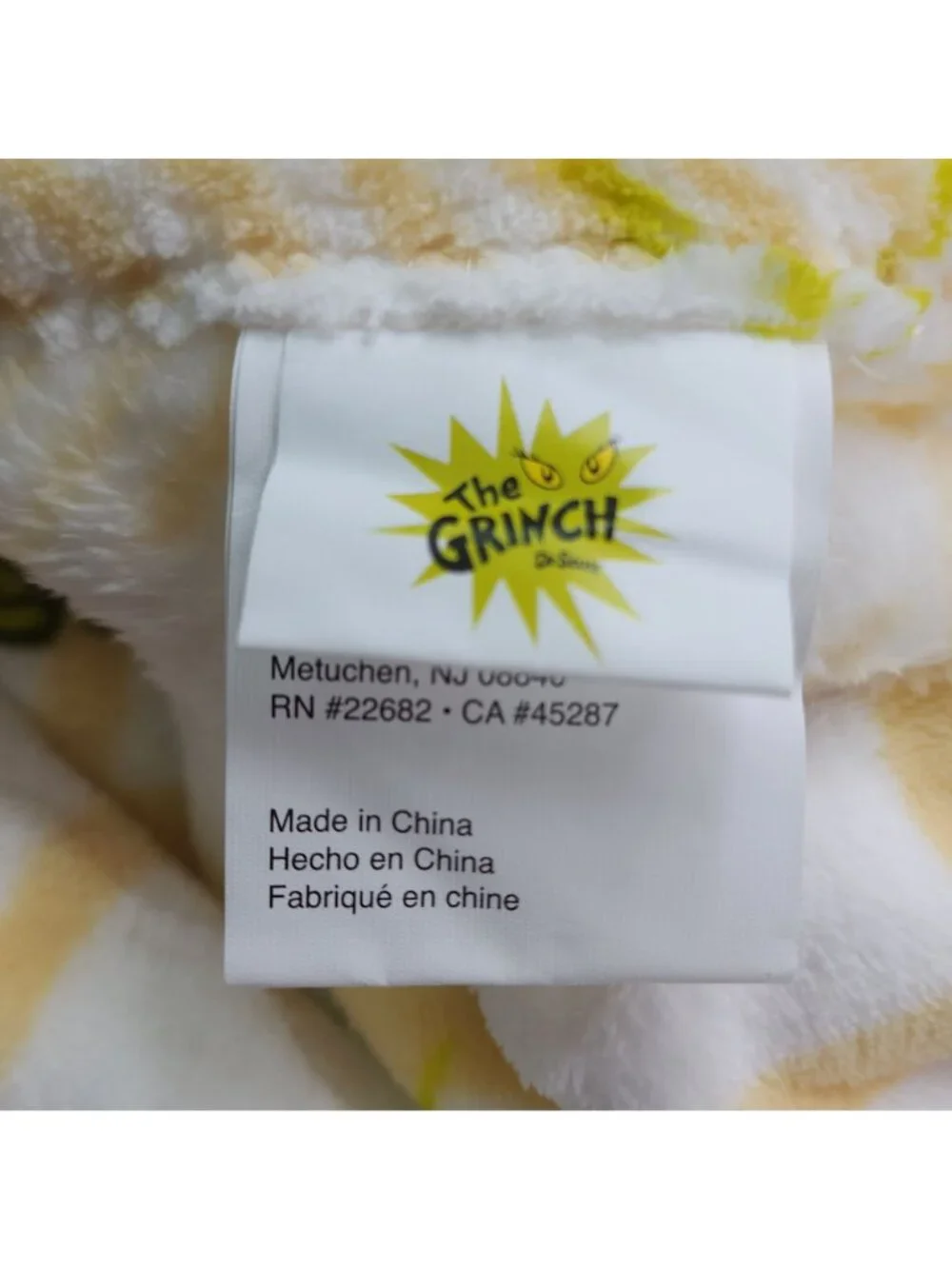 The Grinch Oversized Christmas Throw Blanket 60x70 Inches Fleece Holiday Gift